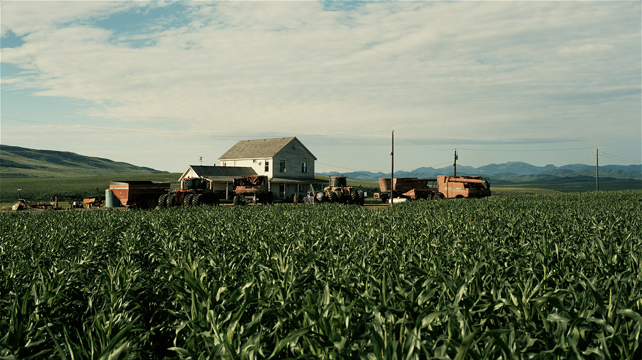 The farm house from the movie Interstellar